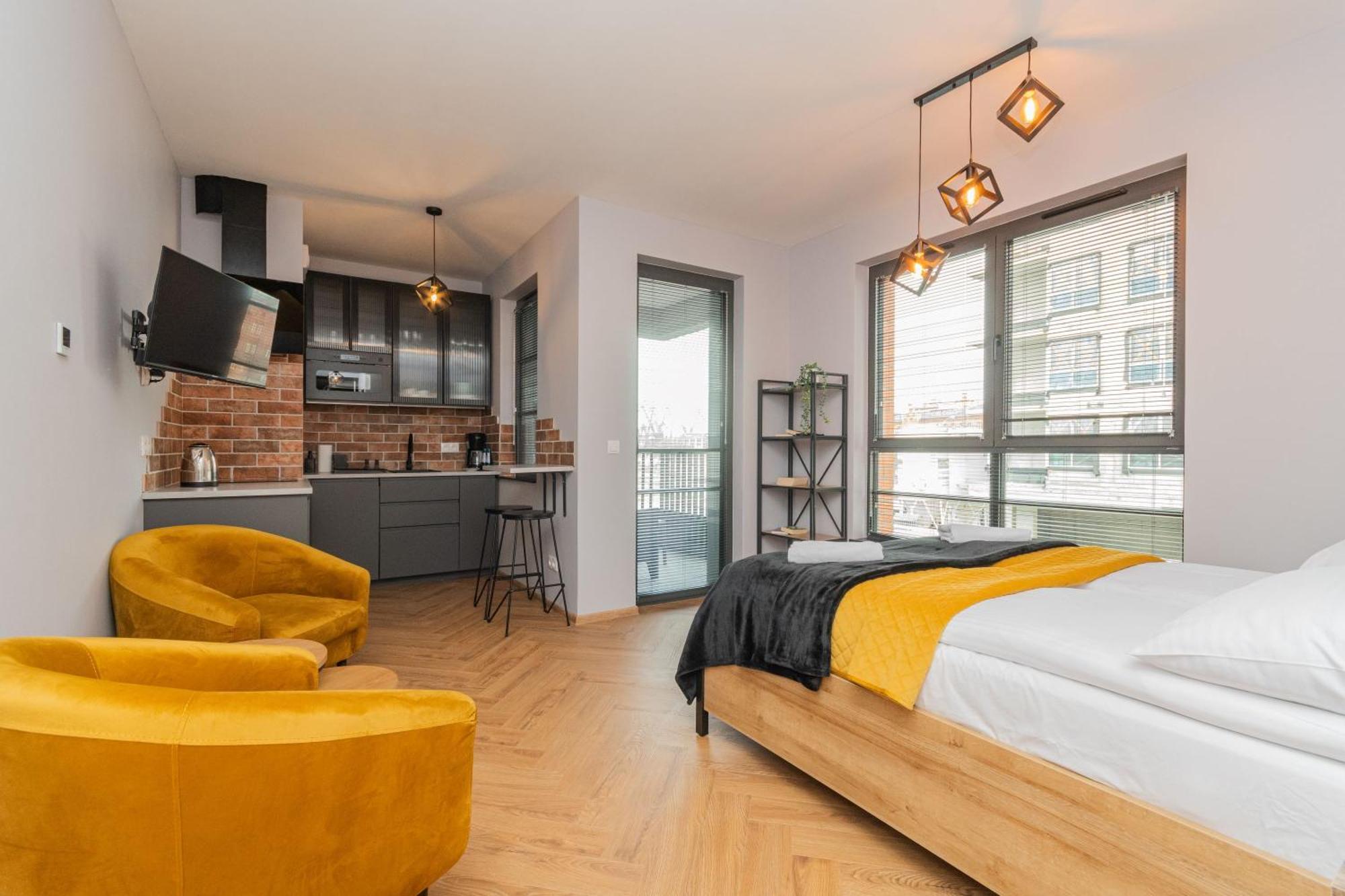 Grand Apartments - Doki Living & Foodhall Gdańsk Eksteriør billede